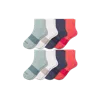Bombas Quarter Sock 8-pack In Red Mist Mix