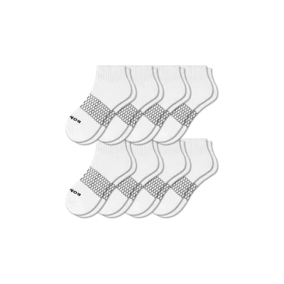 Bombas Quarter Sock 8-pack In White