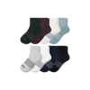 Bombas Quarter Sock 8-pack In Forest Fog Mix