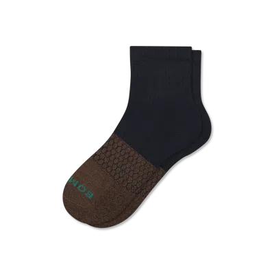Bombas Quarter Socks In Black