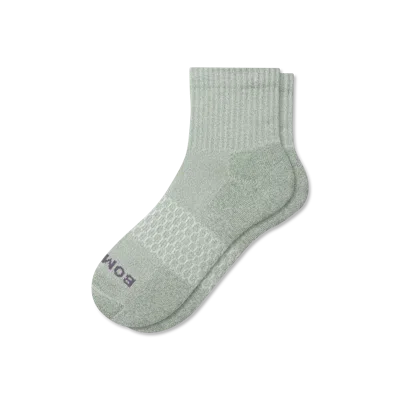 Bombas Quarter Socks In Green