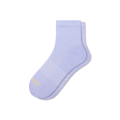 Bombas Quarter Socks In Purple