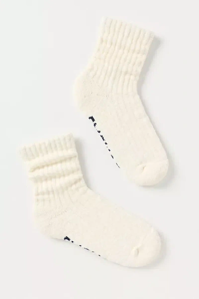 Bombas Ragg Randomfeed Half-calf Crew Socks In White