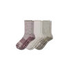 Bombas Roll-top Merino Blend Gripper House Sock 3-pack In Multi
