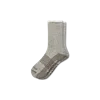 Bombas Roll-top Merino Blend Gripper House Sock In Brown