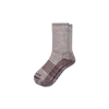 Bombas Roll-top Merino Blend Gripper House Sock In Multi