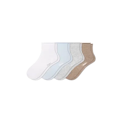 Bombas Roll Top Quarter Sock 4-pack In Multi