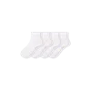 Bombas Roll Top Quarter Sock 4-pack In White