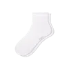 Bombas Roll Top Quarter Socks In White