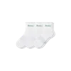 Bombas Ruffle Athletic Quarter Sock 3-pack In White