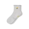 Bombas Ruffle Rib Quarter Socks