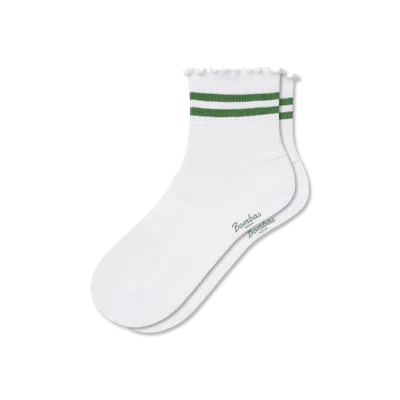 Bombas Ruffle Rib Quarter Socks