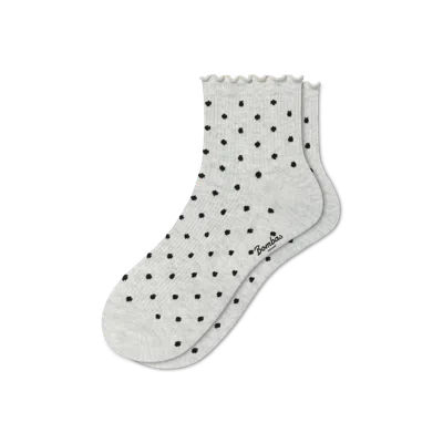 Bombas Ruffle Rib Quarter Socks