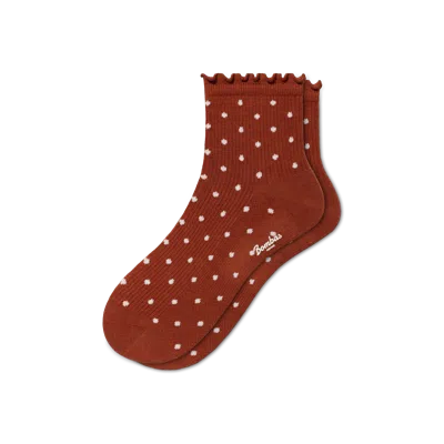 Bombas Ruffle Rib Quarter Socks