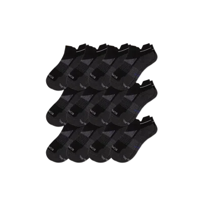 Bombas Running Ankle Sock 12-pack In Black Cobalt