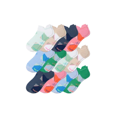 Bombas Running Ankle Sock 12-pack In Multi