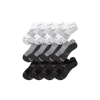 Bombas Running Ankle Sock 12-pack In White Heather Mix