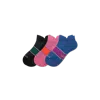 Bombas Running Ankle Sock 3-pack In Pink Blue Mix