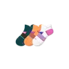 Bombas Running Ankle Sock 3-pack In White Peach Mix
