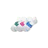 Bombas Running Ankle Sock 3-pack In White Pink Mix