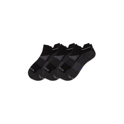 Bombas Running Ankle Sock 3-pack In Black Cobalt