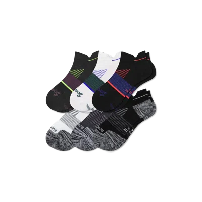 Bombas Running Ankle Sock 6-pack In Animal Print