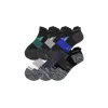 Bombas Running Ankle Sock 6-pack In Black Sapphire Multi Mix