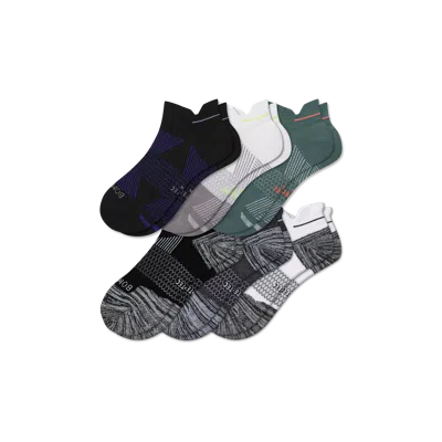 Bombas Running Ankle Sock 6-pack In Gray