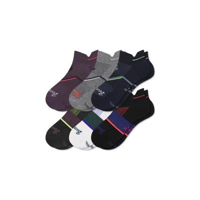 Bombas Running Ankle Sock 6-pack In Multi