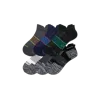 Bombas Running Ankle Sock 6-pack In Navy Green Multi Mix