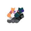 Bombas Running Ankle Sock 6-pack In Peach Cloud Mix