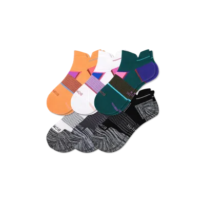 Bombas Running Ankle Sock 6-pack In Peach Cloud Mix