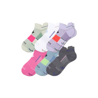 Bombas Running Ankle Sock 6-pack In Purple Mist Mix