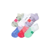 Bombas Running Ankle Sock 6-pack In Purple Orchid Mix