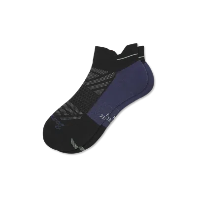 Bombas Running Ankle Socks In Black Dusk