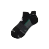 Bombas Running Ankle Socks In Black Onyx