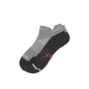 Bombas Running Ankle Socks In Grey Heather