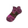 Bombas Running Ankle Socks In Prickly Pear