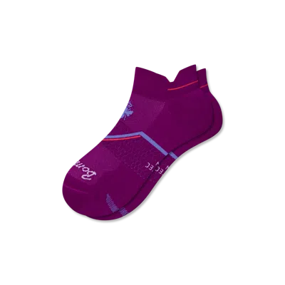 Bombas Running Ankle Socks In Purple