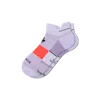 Bombas Running Ankle Socks In Purple Mist