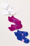 Bombas Running Ankle Socks, Set Of 3 In Multi