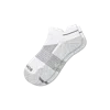 Bombas Running Ankle Socks In White Heather