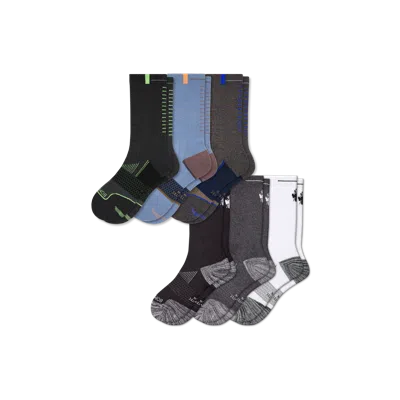 Bombas Running Calf Sock 6-pack In Fjord Mix