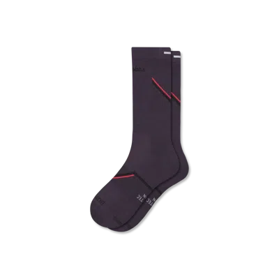 Bombas Running Calf Socks In Purple