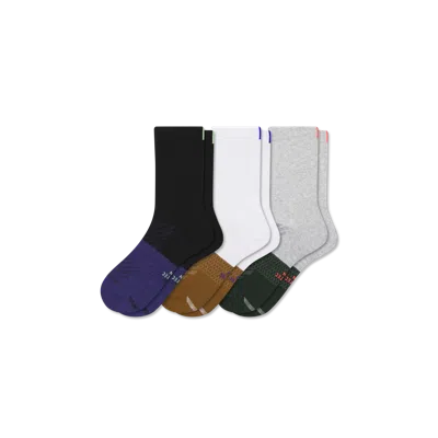 Bombas Running Half Calf Sock 3-pack In Multi