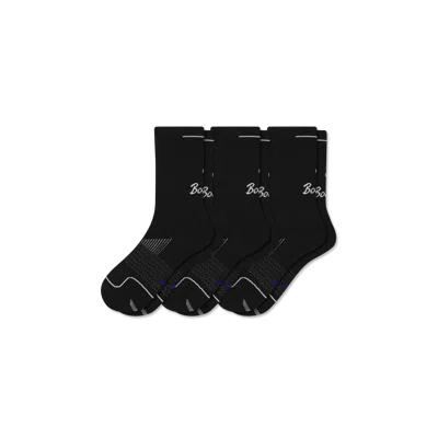 Bombas Running Half Calf Sock 3-pack In Black