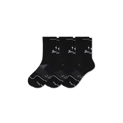 Bombas Running Half Calf Sock 3-pack In Black