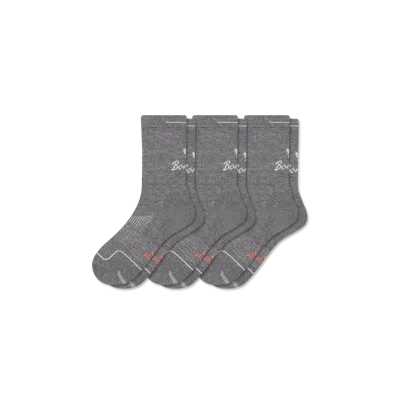 Bombas Running Half Calf Sock 3-pack In Gray
