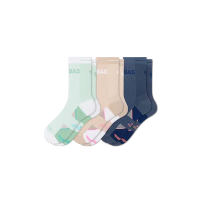 Bombas Running Half Calf Sock 3-pack In Multi