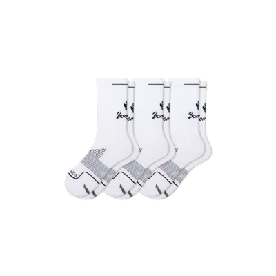 Bombas Running Half Calf Sock 3-pack In White